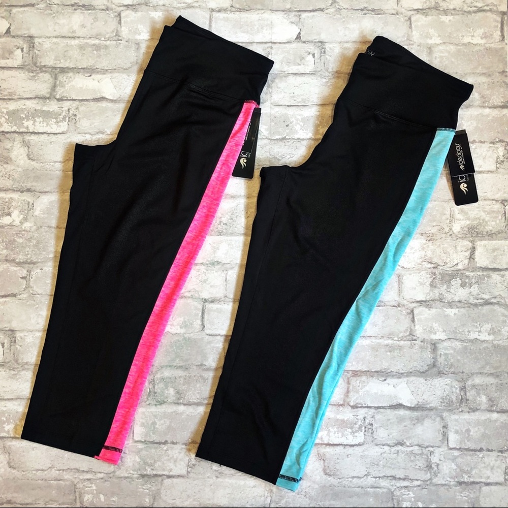 ID Ideology | Women’s Mid Rise Cropped Leggings Set - Size L